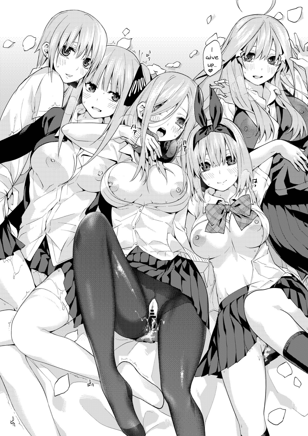 Hentai Manga Comic-The Quintenssential Quintuplets Harem Compilation-Read-39